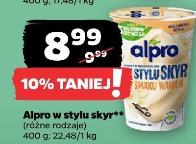 Alpro w stylu skyr (różne rodzaje) promocja w Netto