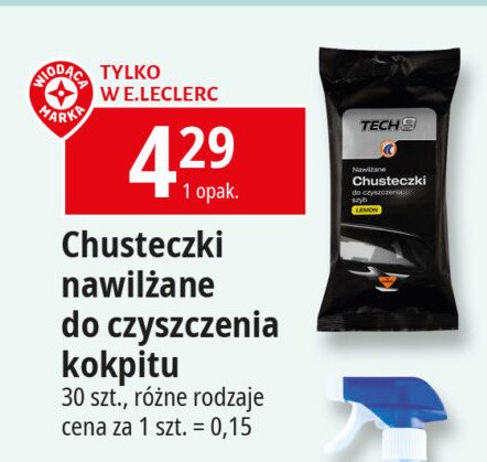 Chusteczki do czyszczenia kokpitu lemon Tech9 promocja