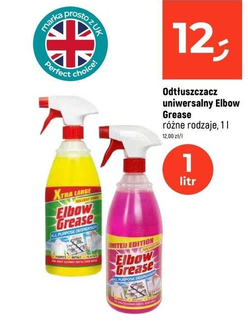 Odtłuszczacz uniwersalny ELBOW GREASE promocja w Dealz