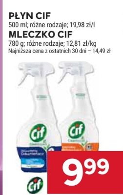 Płyn CIF mleczko CIF promocja w Stokrotka