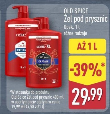 Żel pod prysznic Old Spice 1 l promocja w Aldi