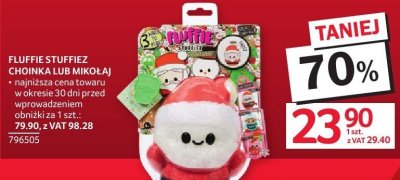 Pluszak Fluffie Stuffie? Choinka lub Mikołaj promocja w Selgros