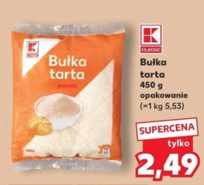 Bułka Bułka tarta promocja w Kaufland