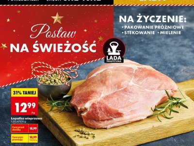 Łopatka wieprzowa promocja w Biedronka