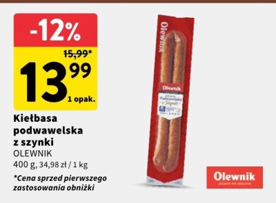 Kiełbasa promocja w Intermarche