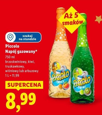 Napój Piccolo gazowany promocja w Lidl