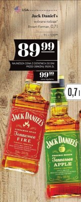 Whisky Jack Daniel's Tennessee Apple 0,7l promocja w POLOmarket
