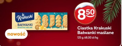 Ciastka Krakuski Bałwanki maślane promocja w Żabka