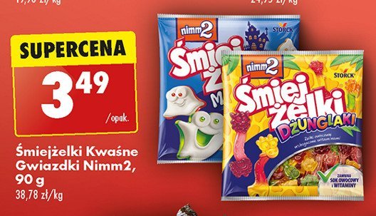 Żelki Nimm2 śmiejżelki mlekoduszki promocja