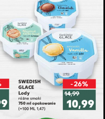 Lody sojowe czekoladowe Algida swedish glace promocja