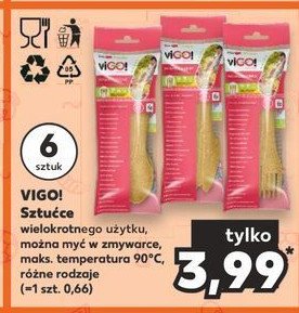 Noże z włókna drewnianego Vigo! promocja