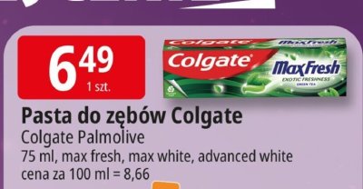 Pasta do zębów Colgate Colgate Palmolive promocja w Leclerc