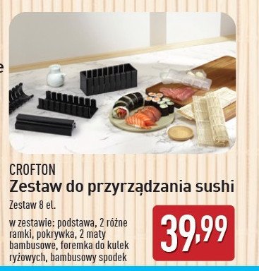 Zestaw do przyrządzania sushi Crofton promocja