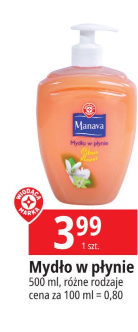 Mydło w płynie citrus flower Wiodąca marka manava promocja