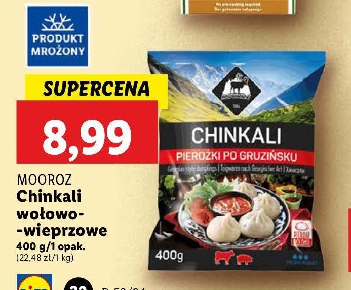 Pierożki po gruzińsku Mooroz promocja