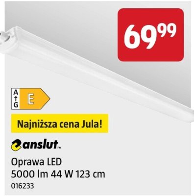Oprawa LED 5000 lm 44 W 123 cm promocja w Jula
