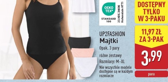 Majtki damskie m-xl Up2fashion promocja