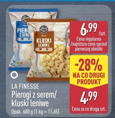 Pierogi z serem La Finesse promocja w Aldi