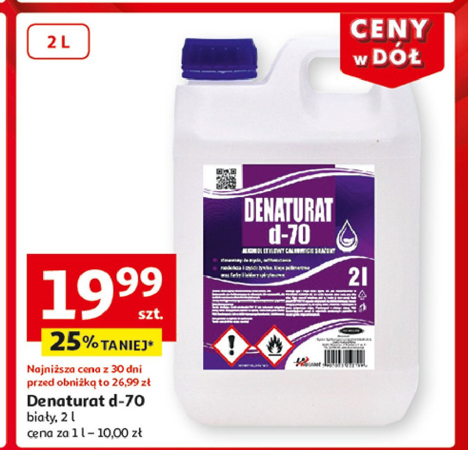 Denaturat d-70 promocja w Auchan