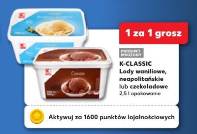 Lody waniliowe w czekoladzie hearts Milka ice cream promocja w Kaufland