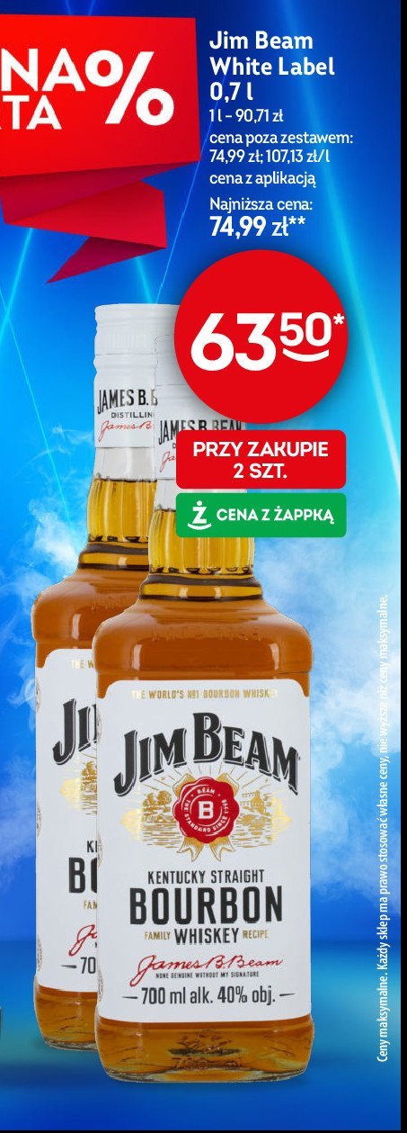 Bourbon Jim beam bourbon promocja w Żabka