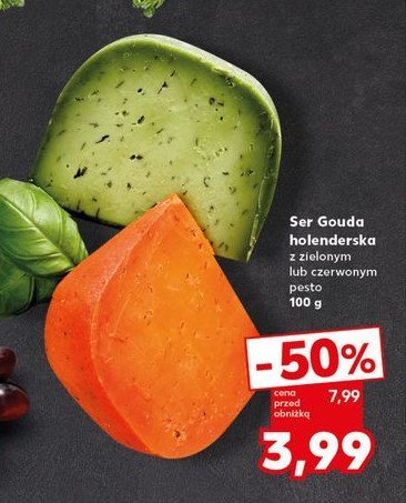 Ser gouda z pesto zielonym promocja