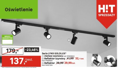 Seria LYNX GOLDLUX Zestaw szynowy promocja w Leroy Merlin