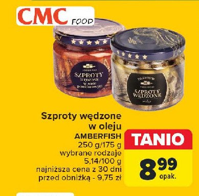 Szproty wędzone w oleju Amberfish promocja