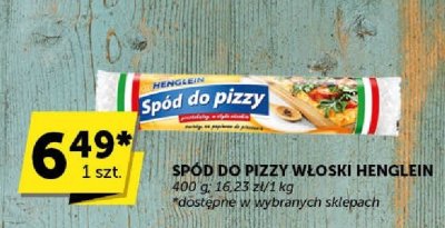 Spód do pizzy włoski Henglein promocja w Groszek