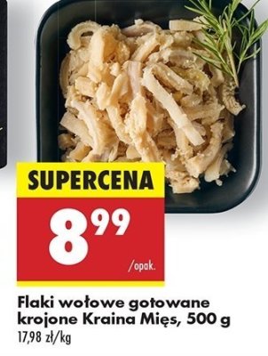 Flaki wołowe gotowane krojone Kraina mięs promocja