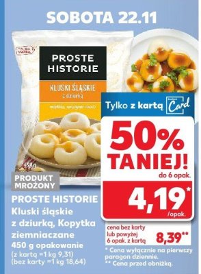 Kluski śląskie  z dziurką promocja w Kaufland