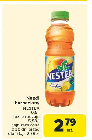 Herbata mrożona mango pineaplle Nestea promocja