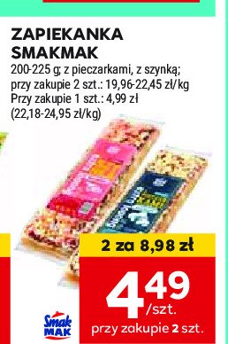 Zapiekanka z pieczarkami Smak mak promocja