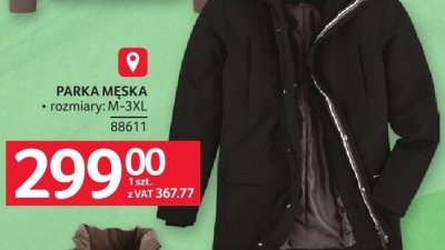 Parka męska promocja w Selgros