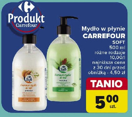 Mydło w płynie sweet almond & orange water Carrefour bath sense promocja