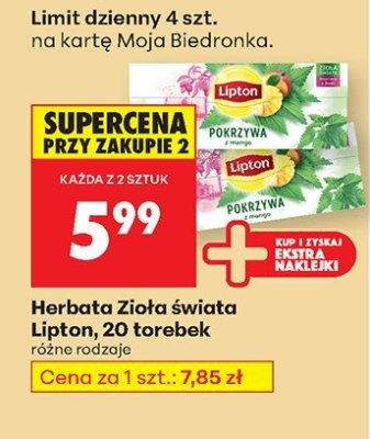 Herbata promocja w Biedronka