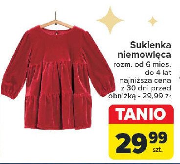 Sukienka niemowlęca promocja w Carrefour Market