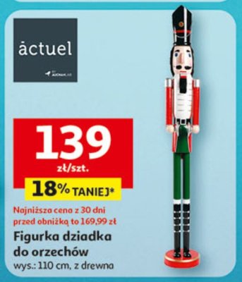 Figurka dziadka do orzechów promocja w Auchan