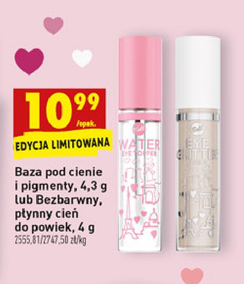 Baza pod cienie sypie i brokaty Bell glitter promocja