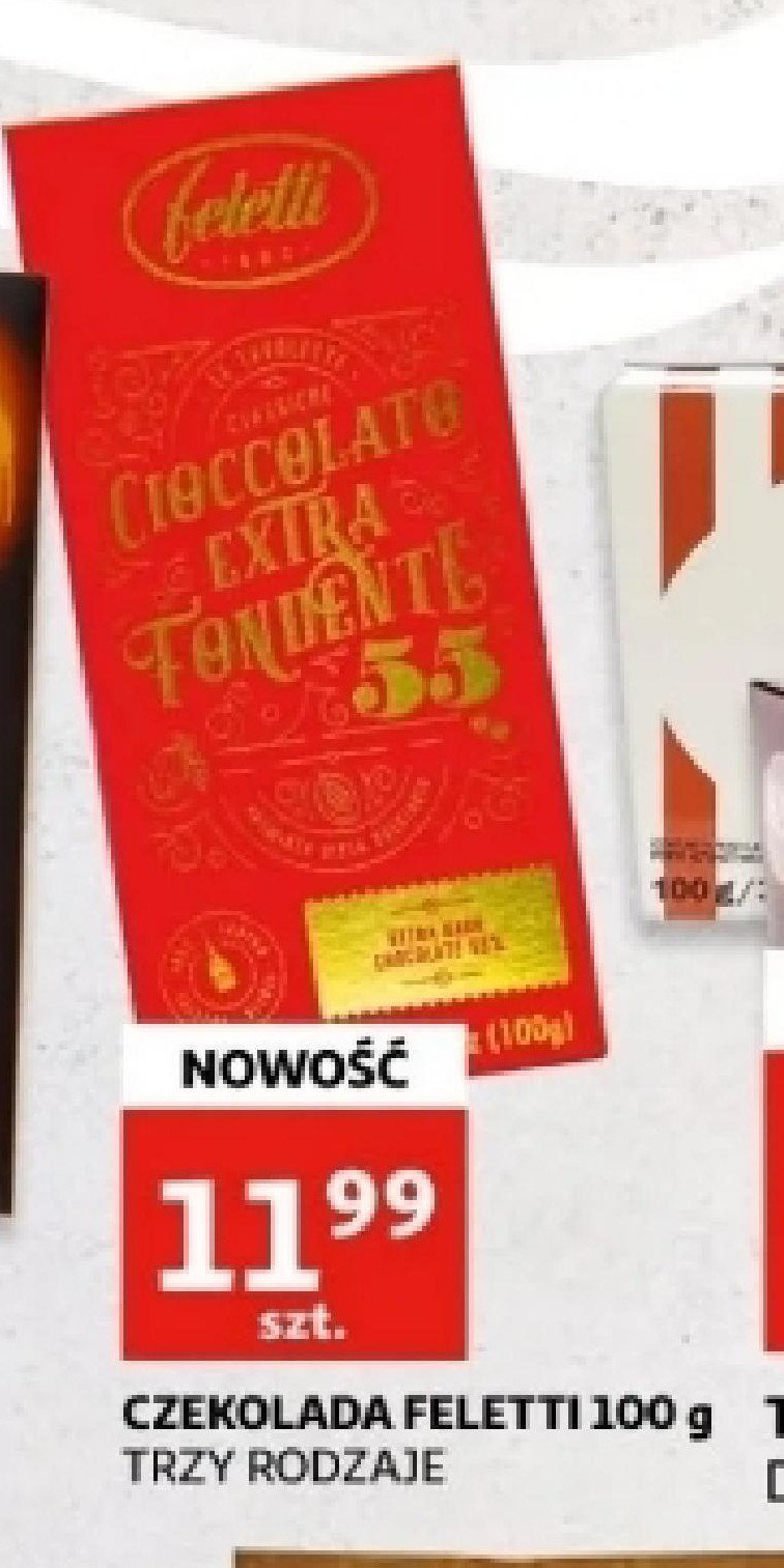 Czekolada FELETTI promocja w Dino