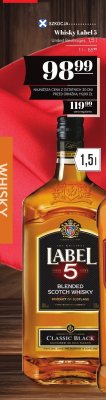 Whisky Label 5 1,5l promocja w POLOmarket