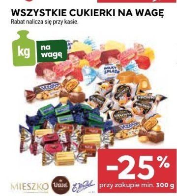 Wszystkie cukierki na wagę promocja w Stokrotka