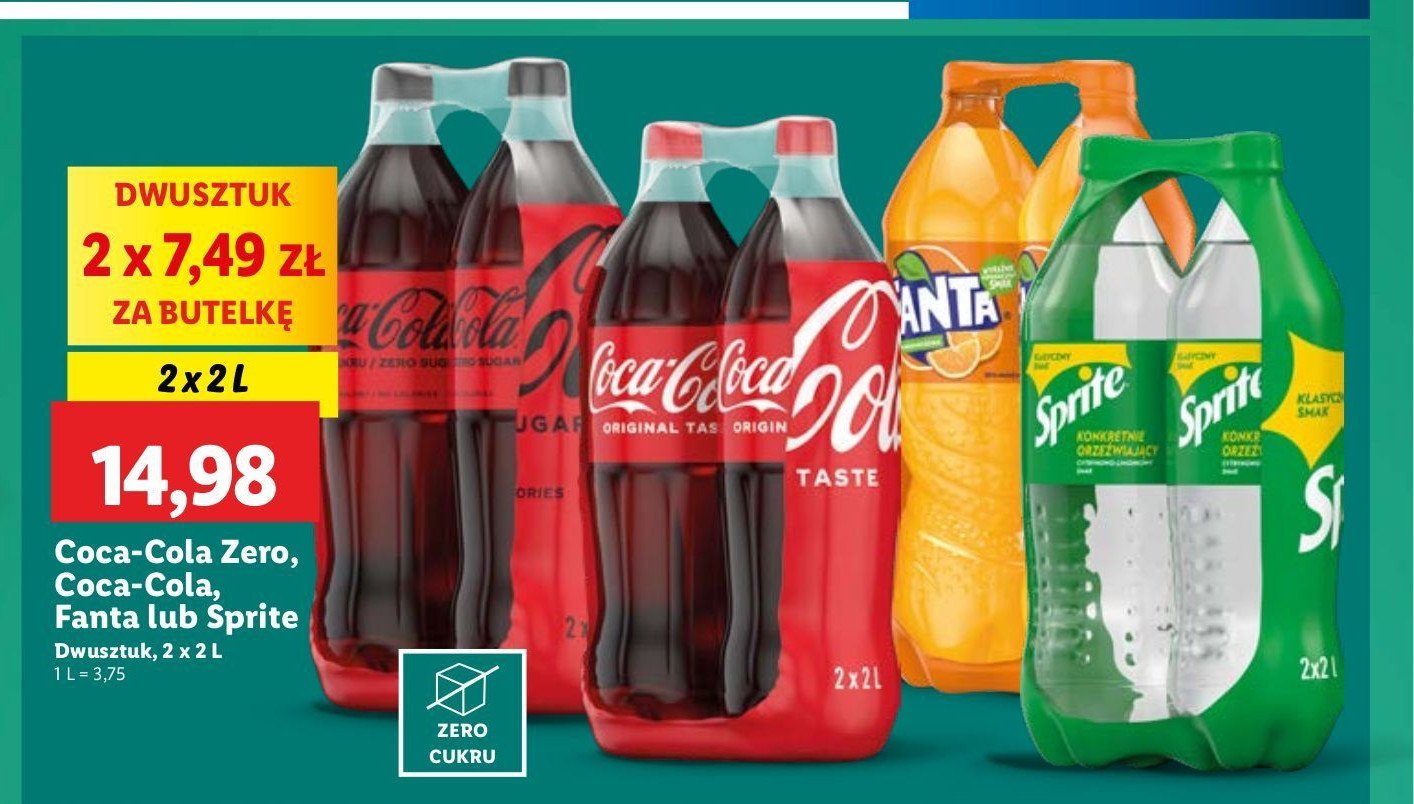 Napój Coca-cola zero promocja w Selgros