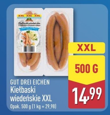 Kiełbaski wiedeńskie XXL promocja w Aldi