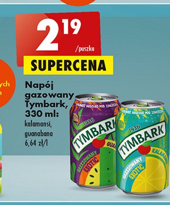 Napój guanabana Tymbark gazzzowana promocja