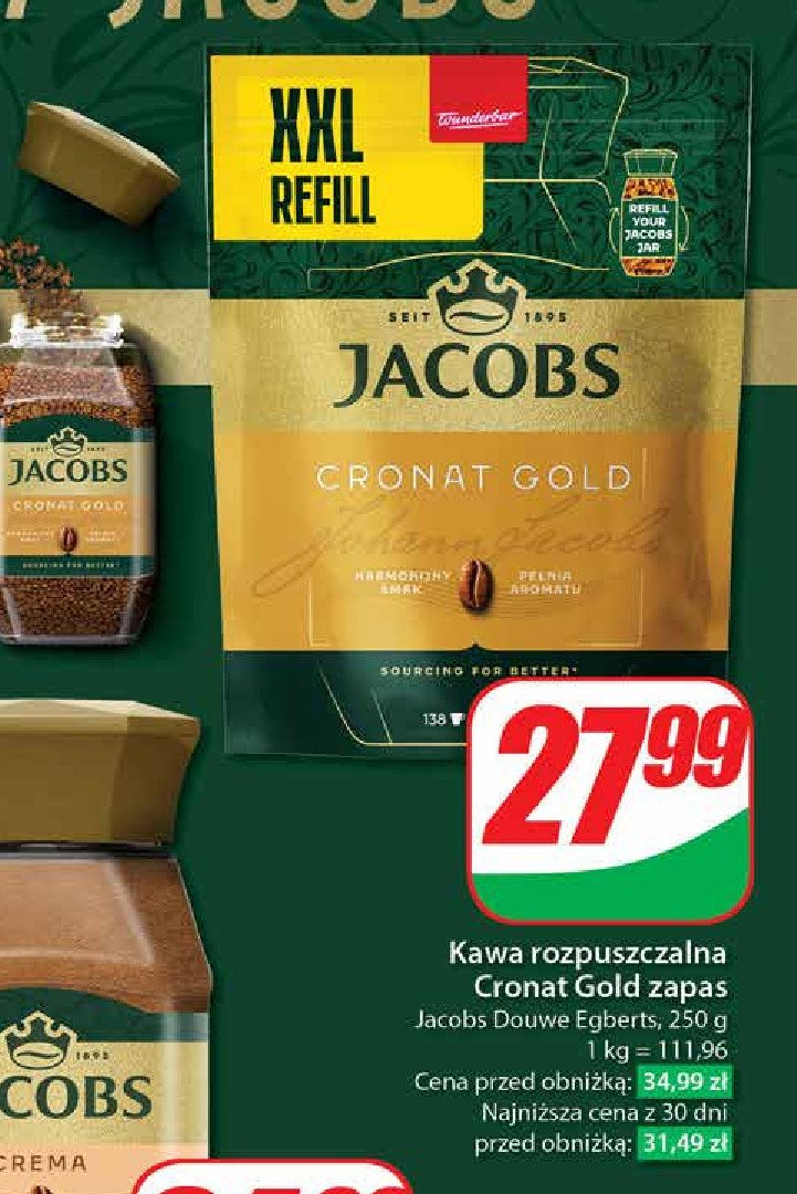 Kawa zapas Jacobs cronat gold promocja