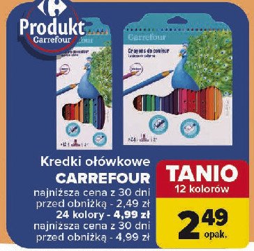 Kredki ołowkowe Carrefour promocja