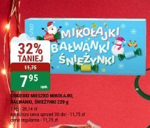 Mikołajki Bałwanki Śnieżynki batoniki promocja w bi1