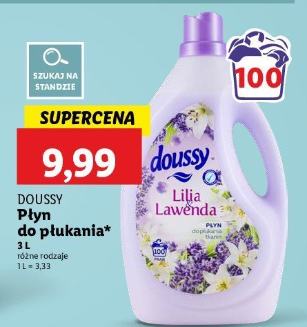 Płyn do płukania lilia i lawenda Doussy promocja w Lidl