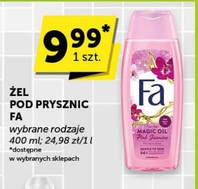 Żel pod prysznic Fa promocja w Groszek